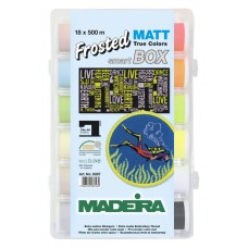 Набор швейных ниток Madeira Frosted Matt № 40 500м 18 штук 